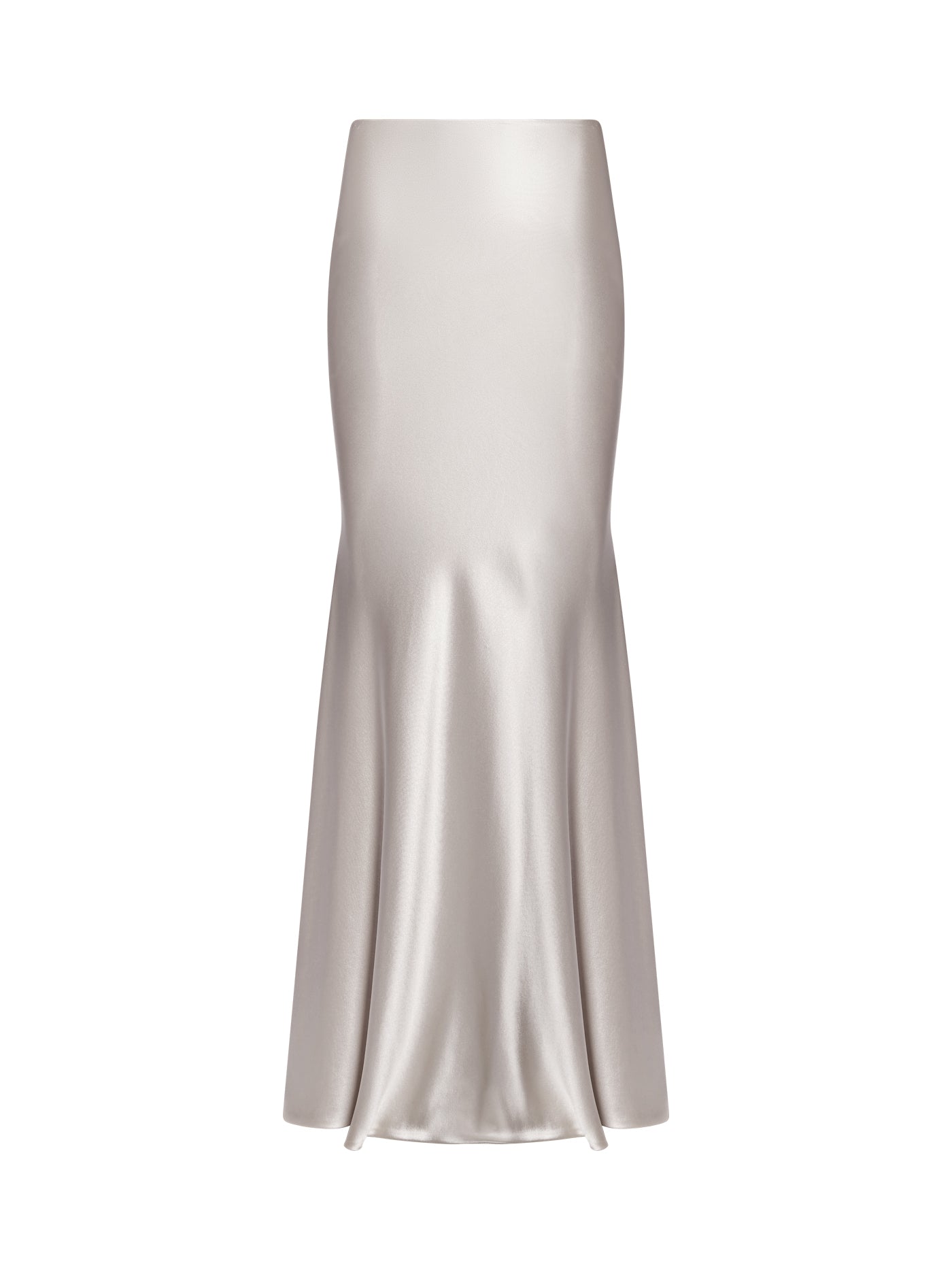 Bias-Cut Mermaid Silk Maxi Skirt