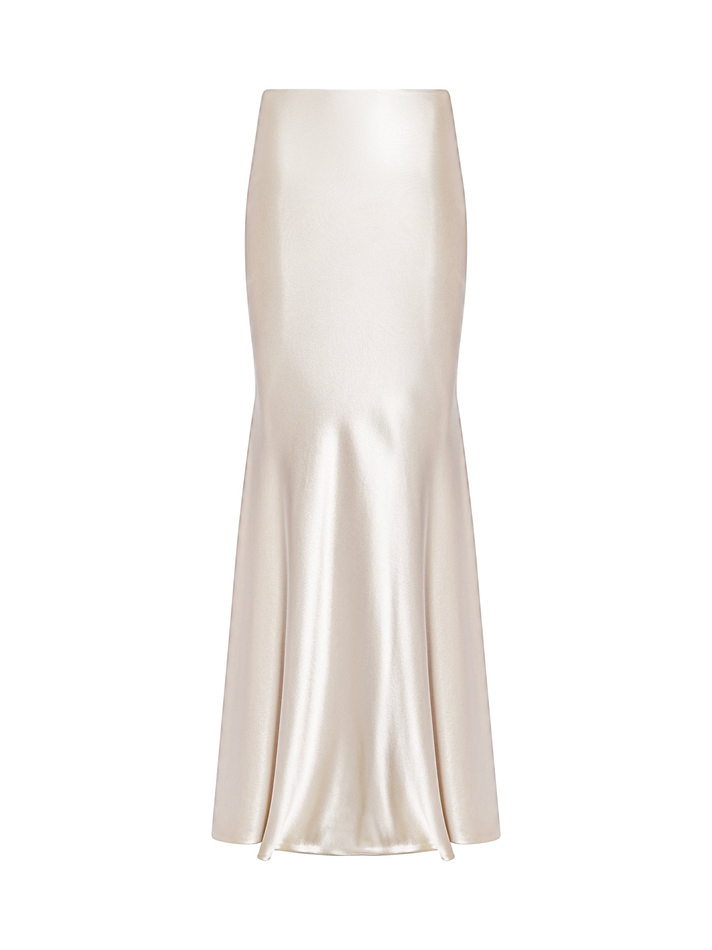Bias-Cut Mermaid Silk Maxi Skirt