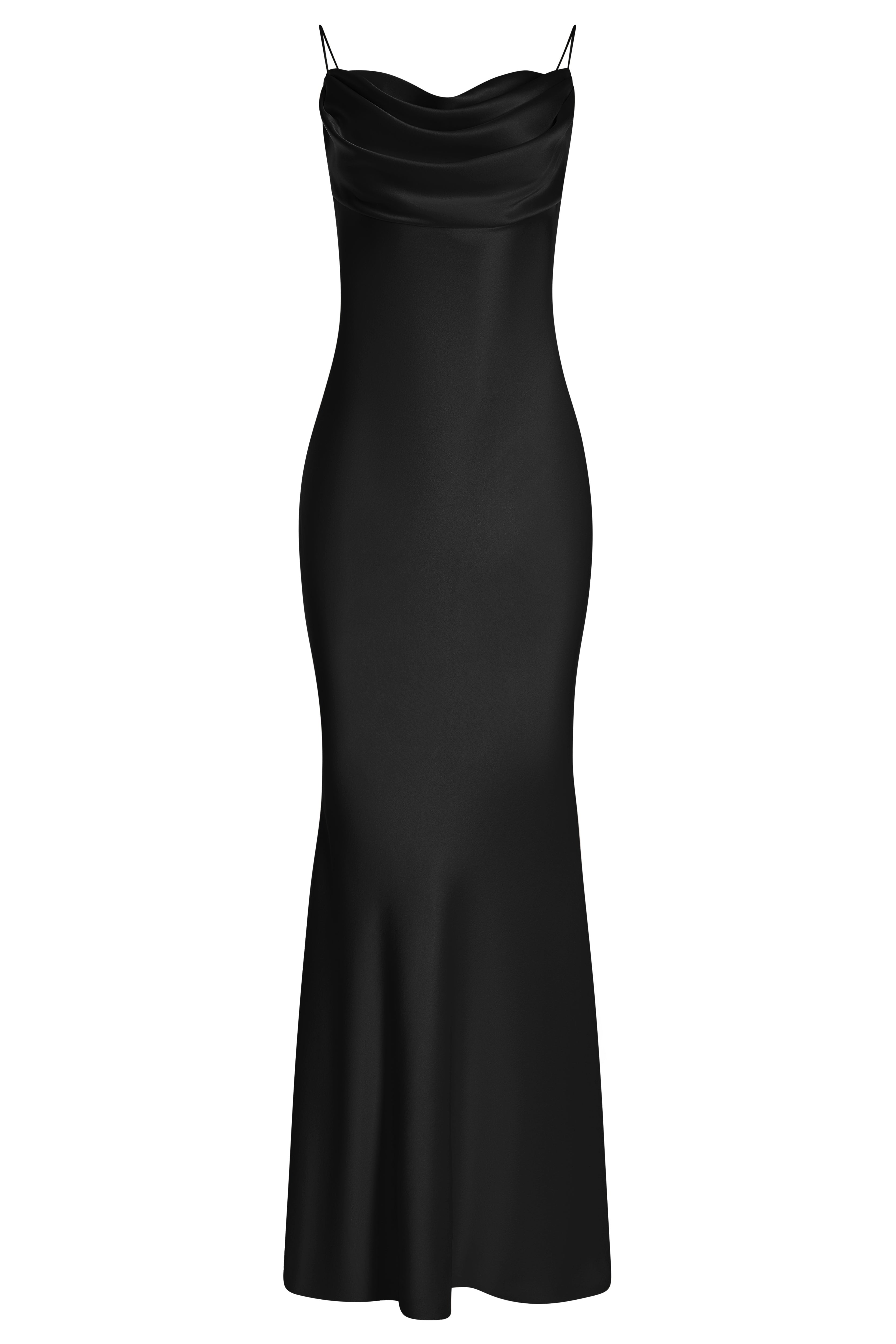Cowl neck slip dress