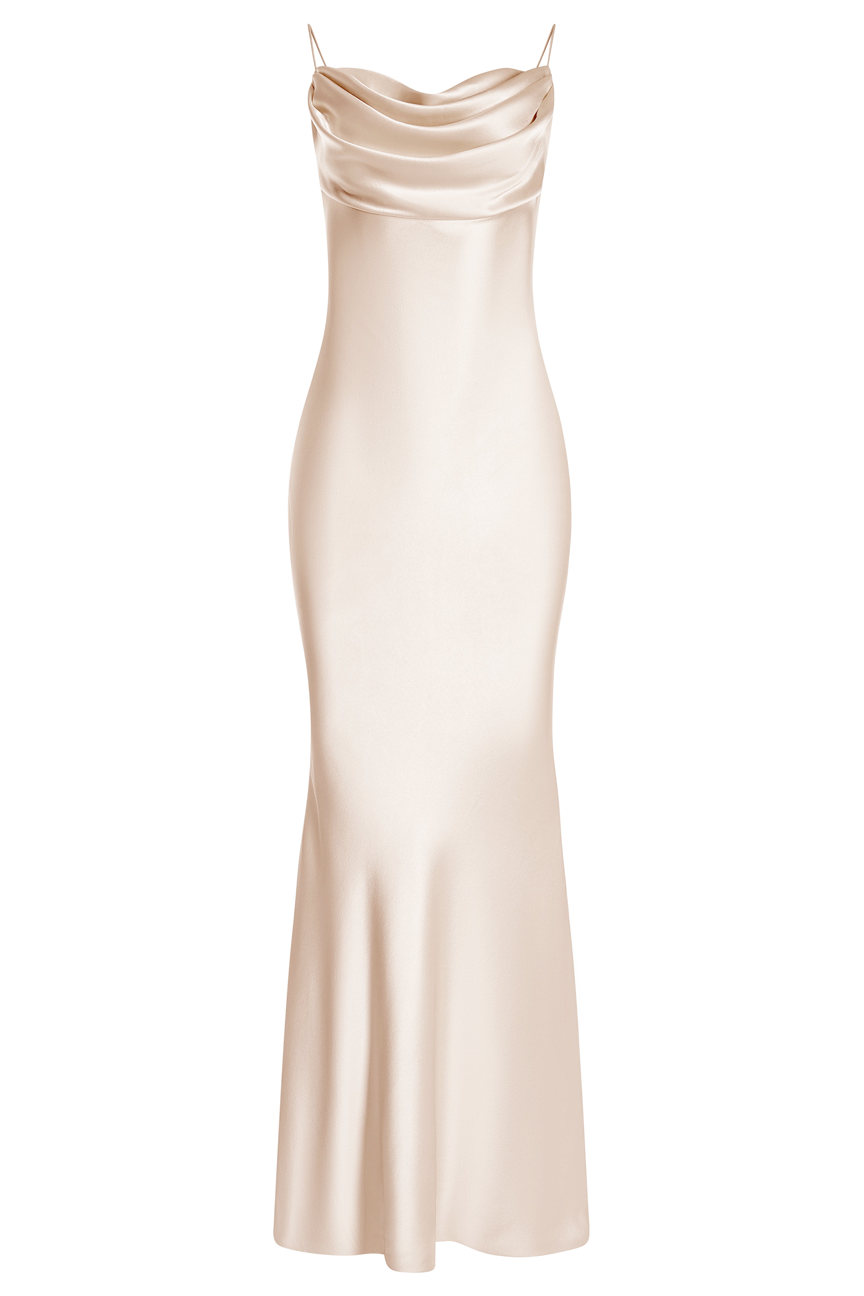 Cowl neck slip dress