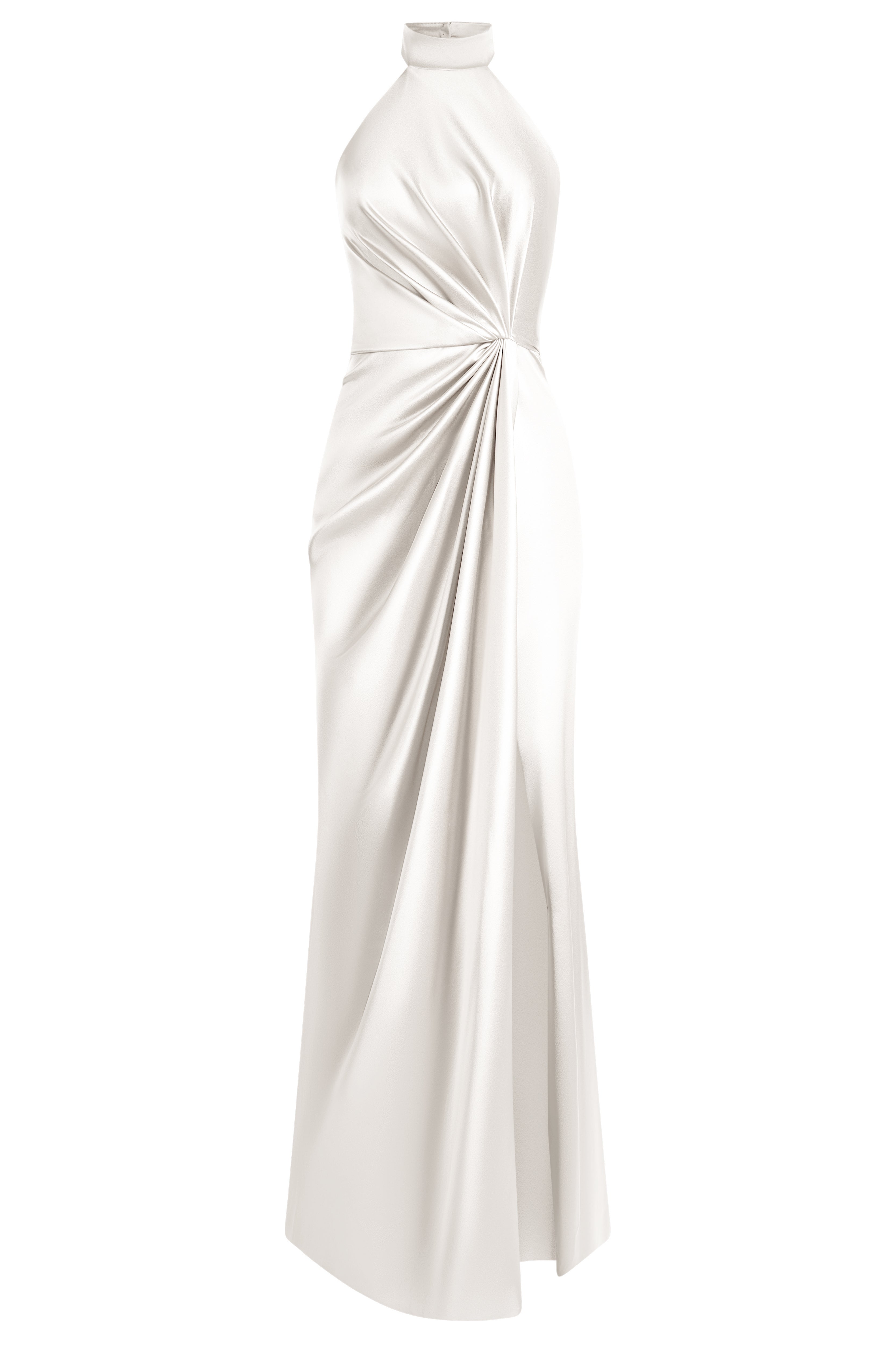 Draped halter dress