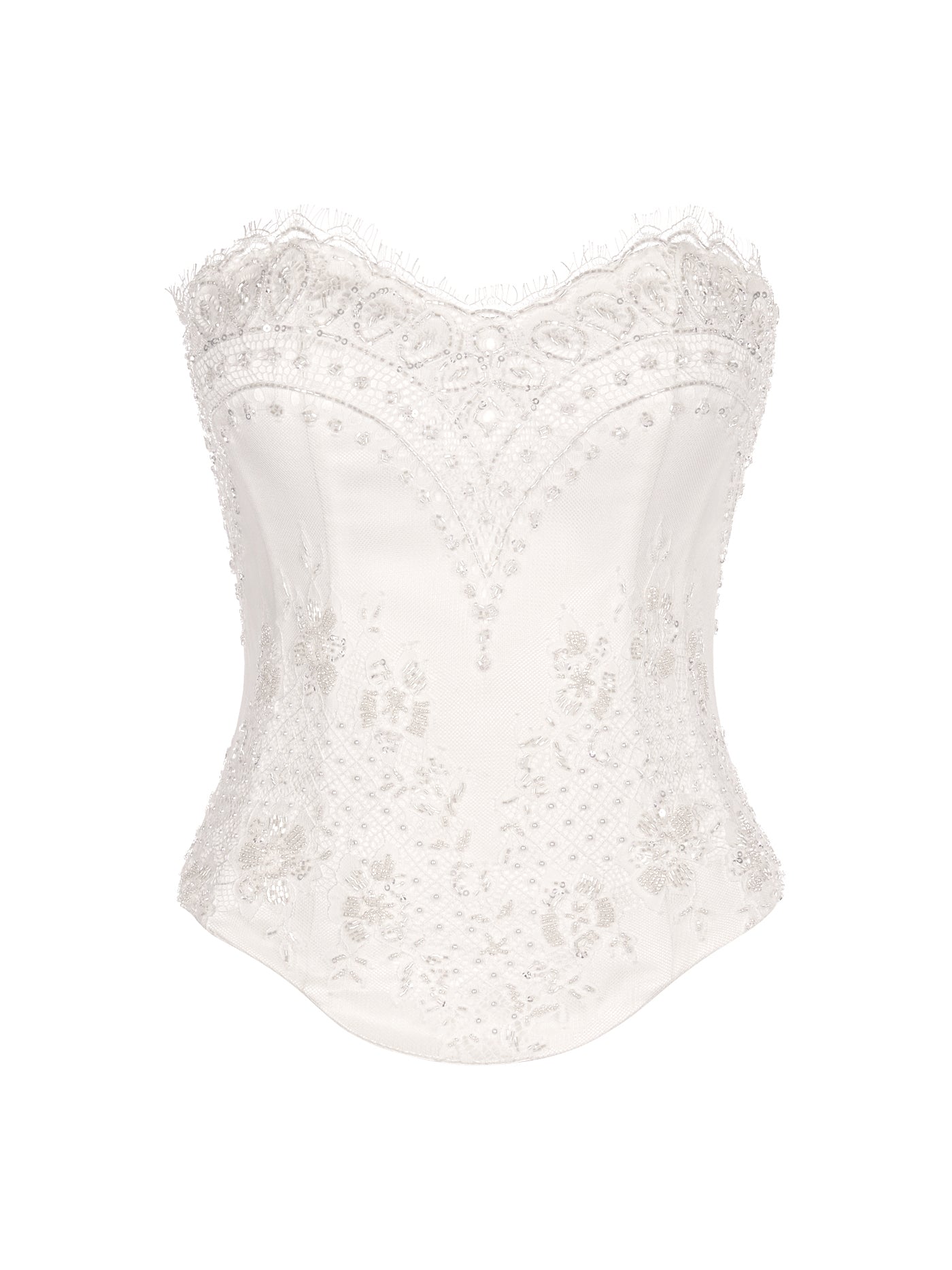 Embellished Lace Corset
