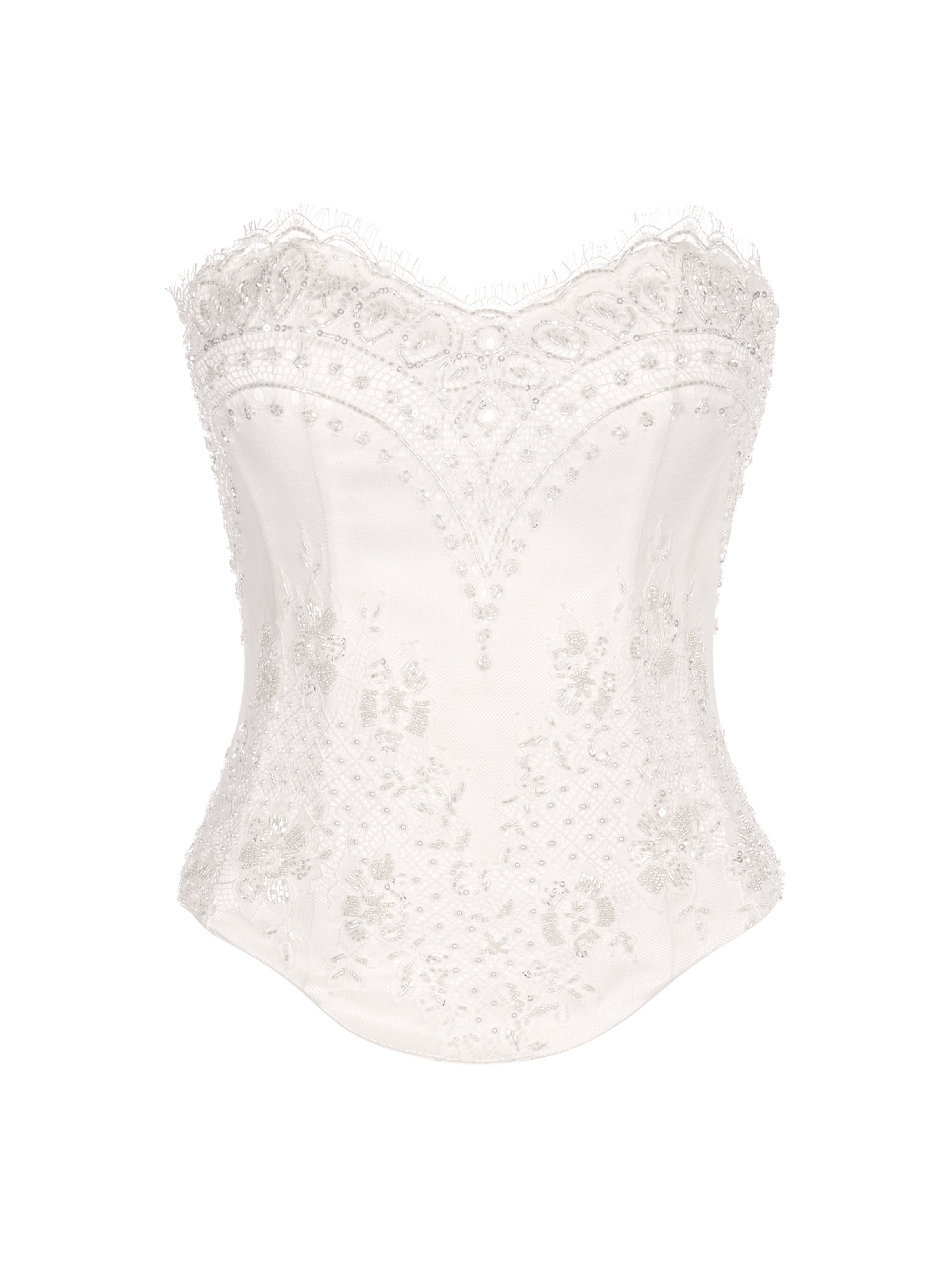 Embellished Lace Corset