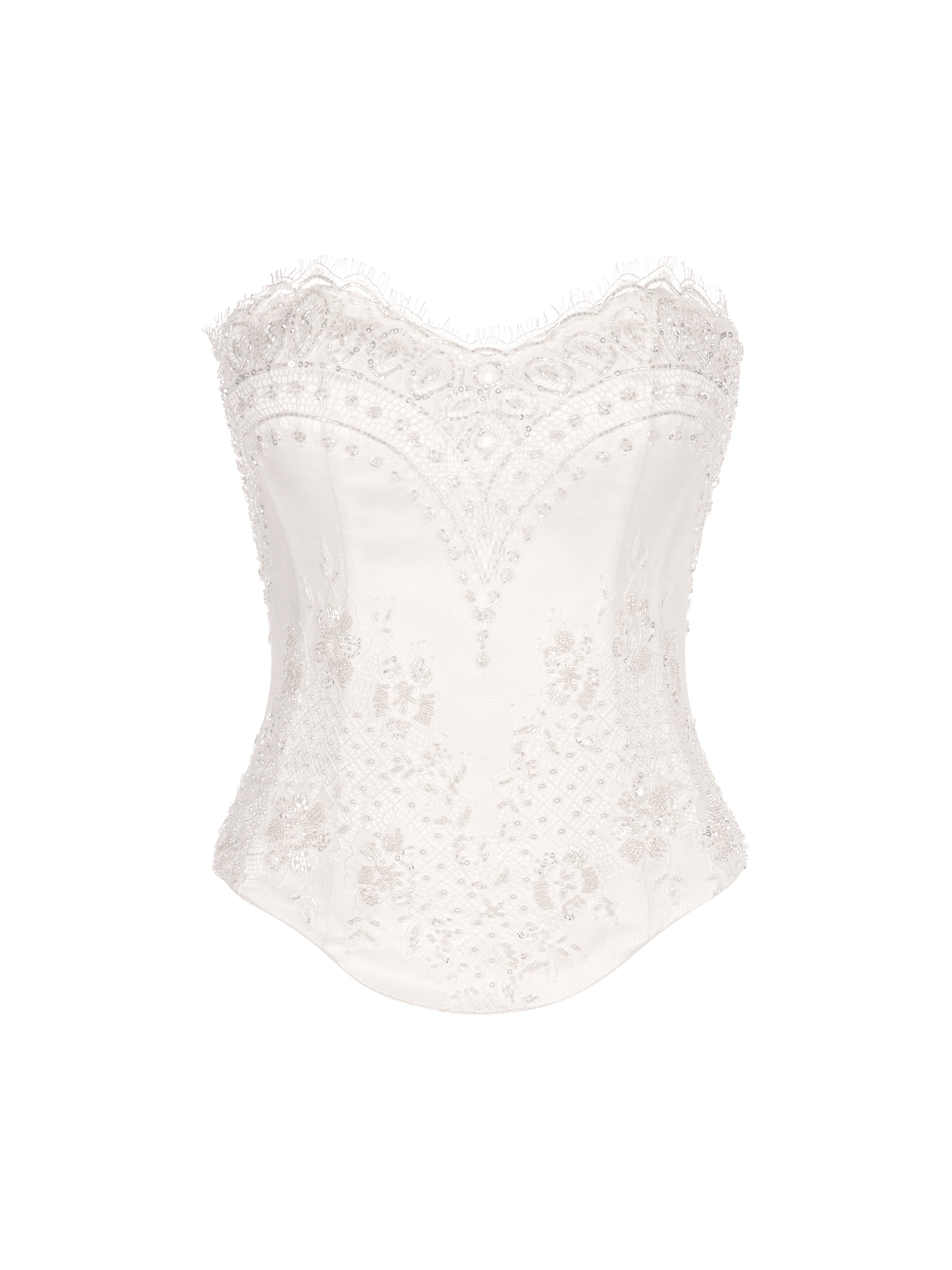 Embellished Lace Corset