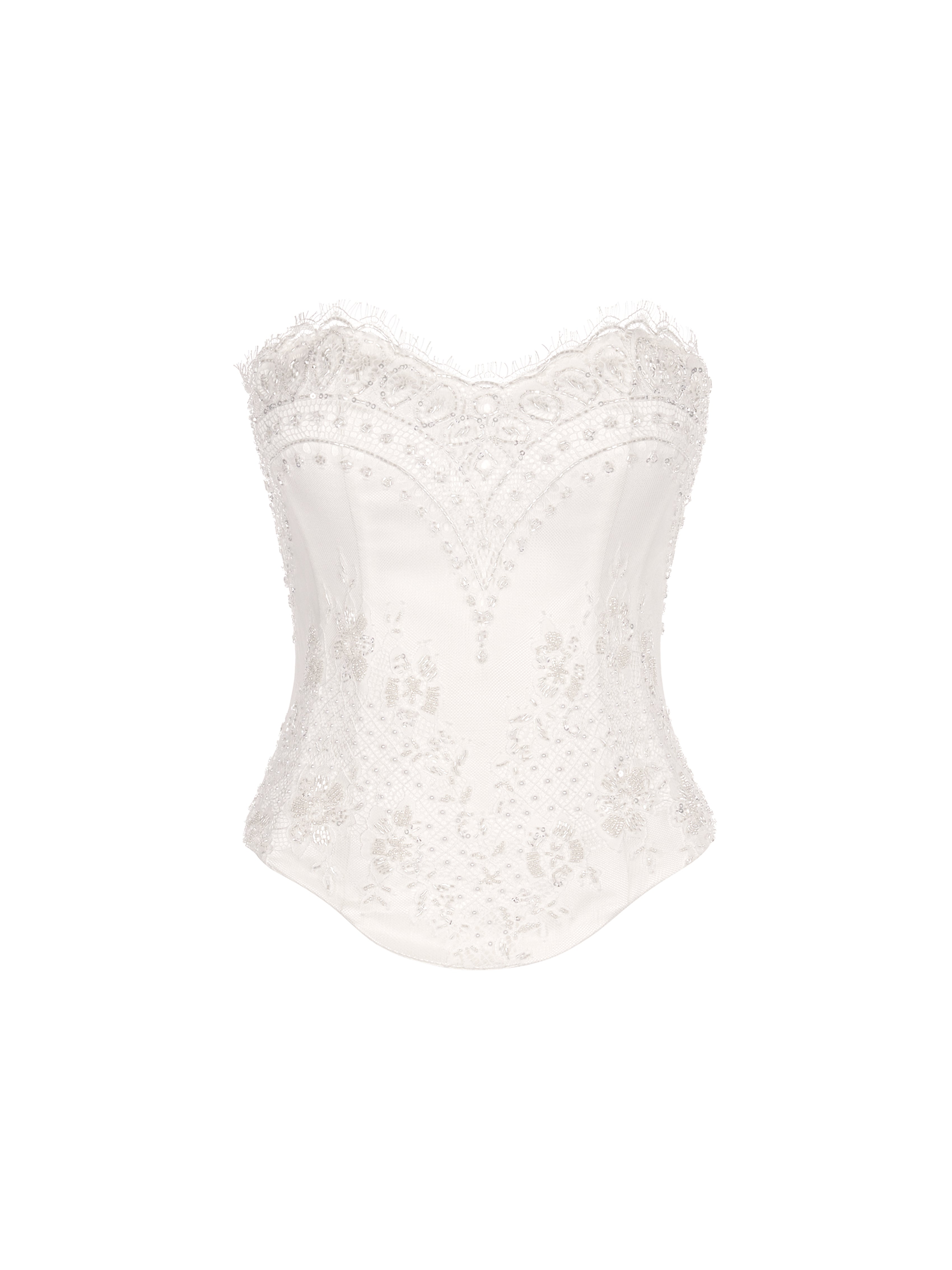 Embellished Lace Corset