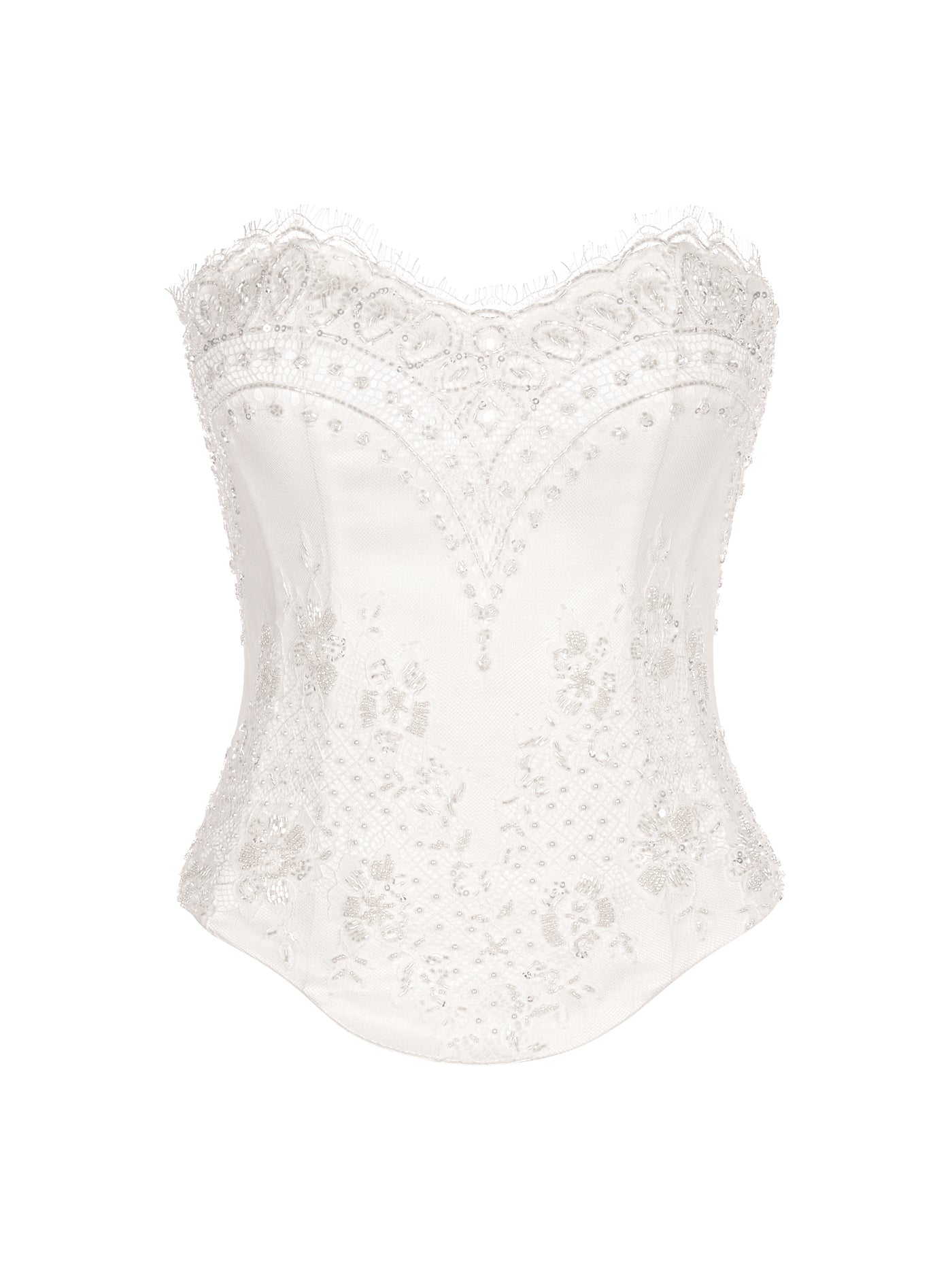 Embellished Lace Corset