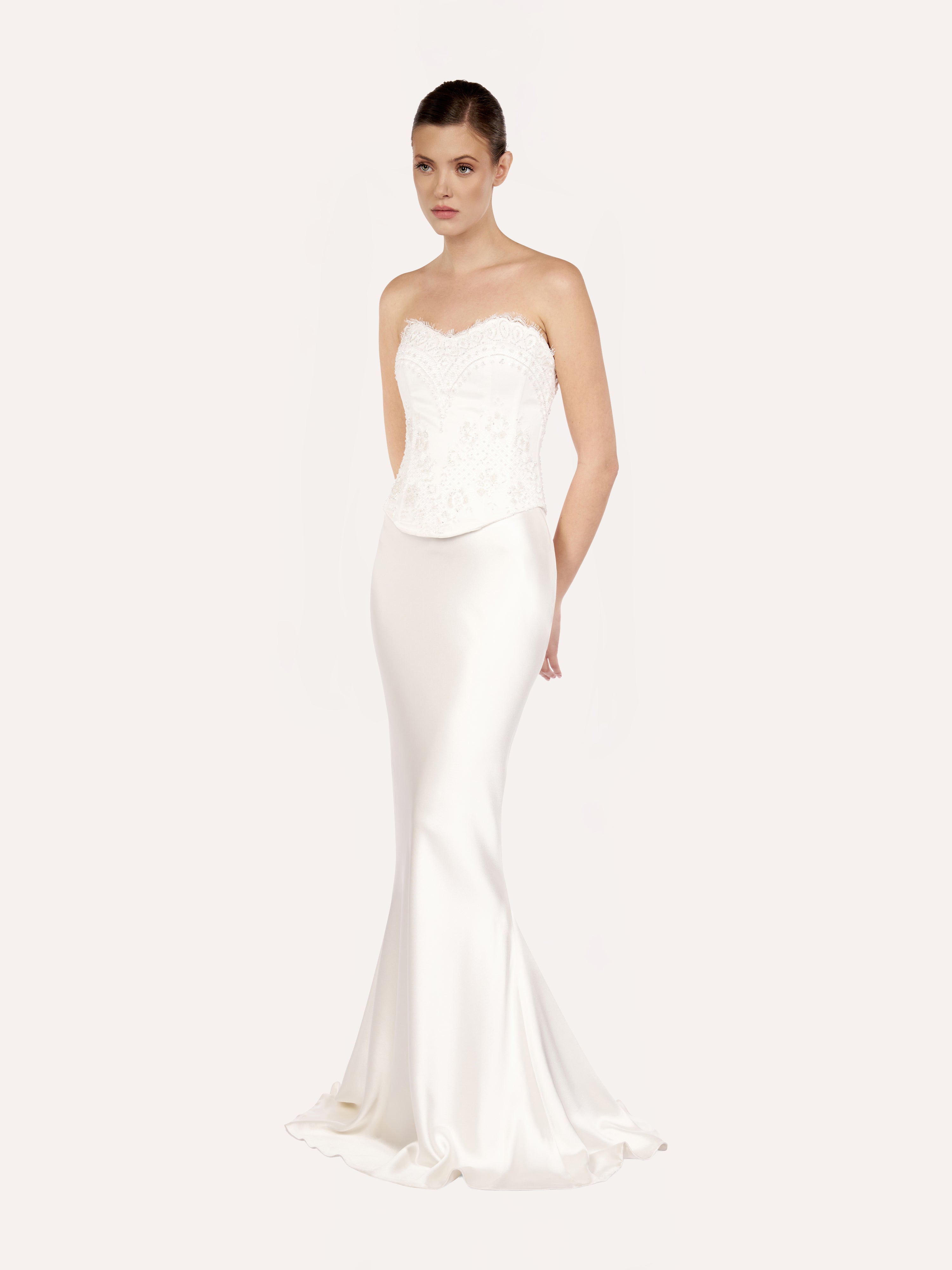 Embellished Lace Corset