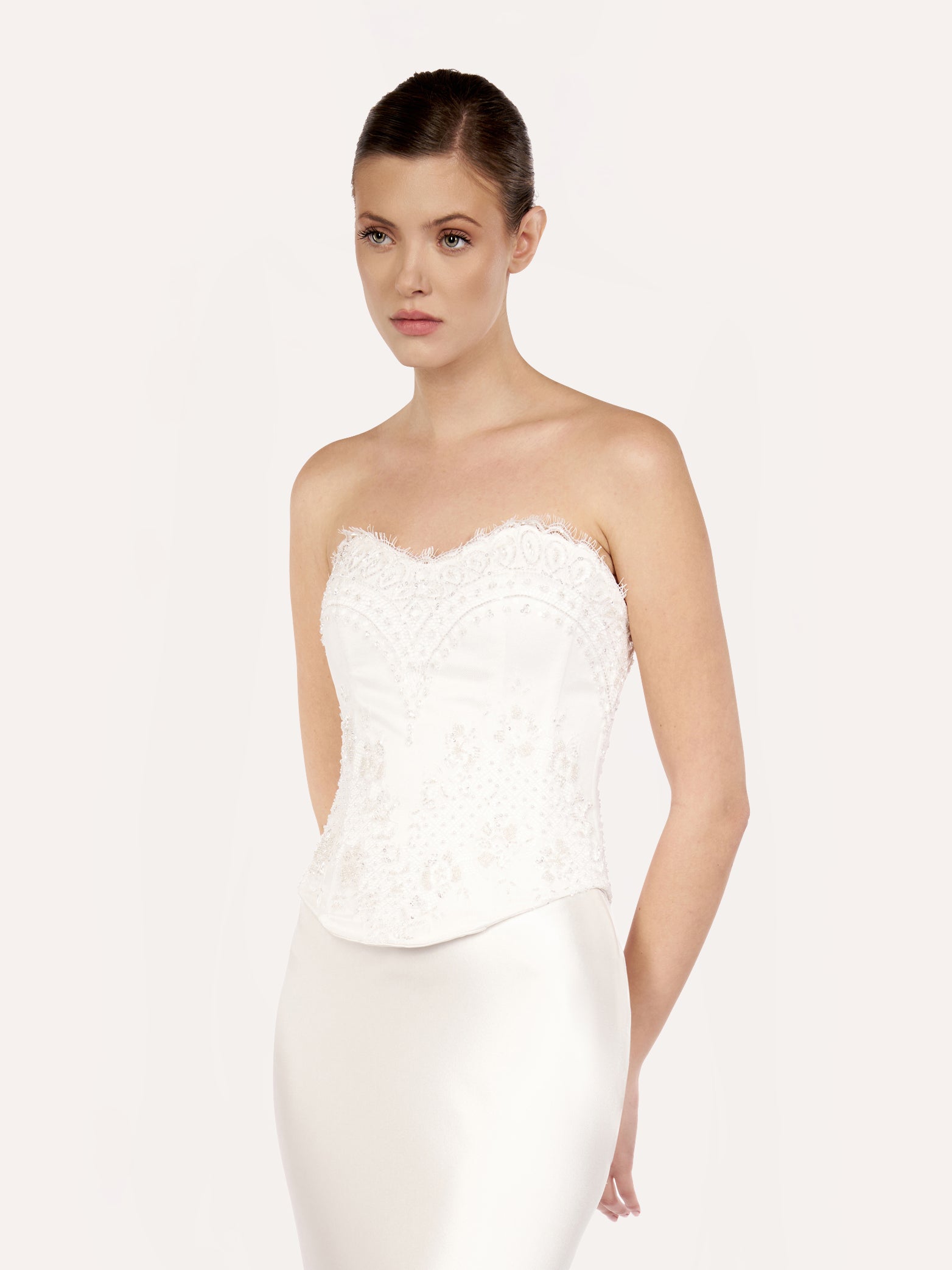 Embellished Lace Corset