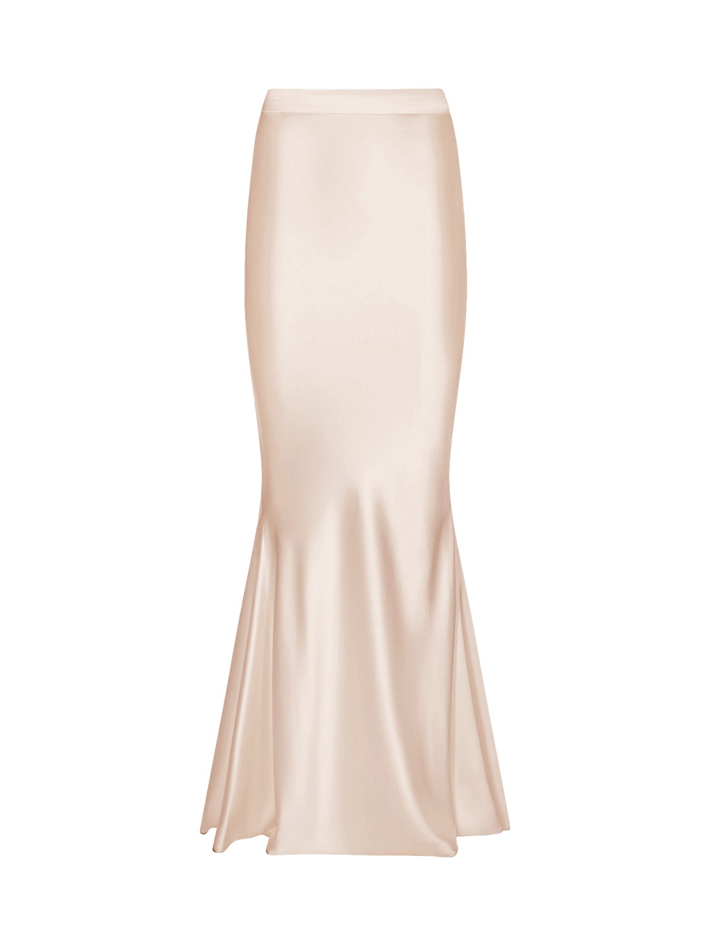 Bias-Cut Flared Skirt