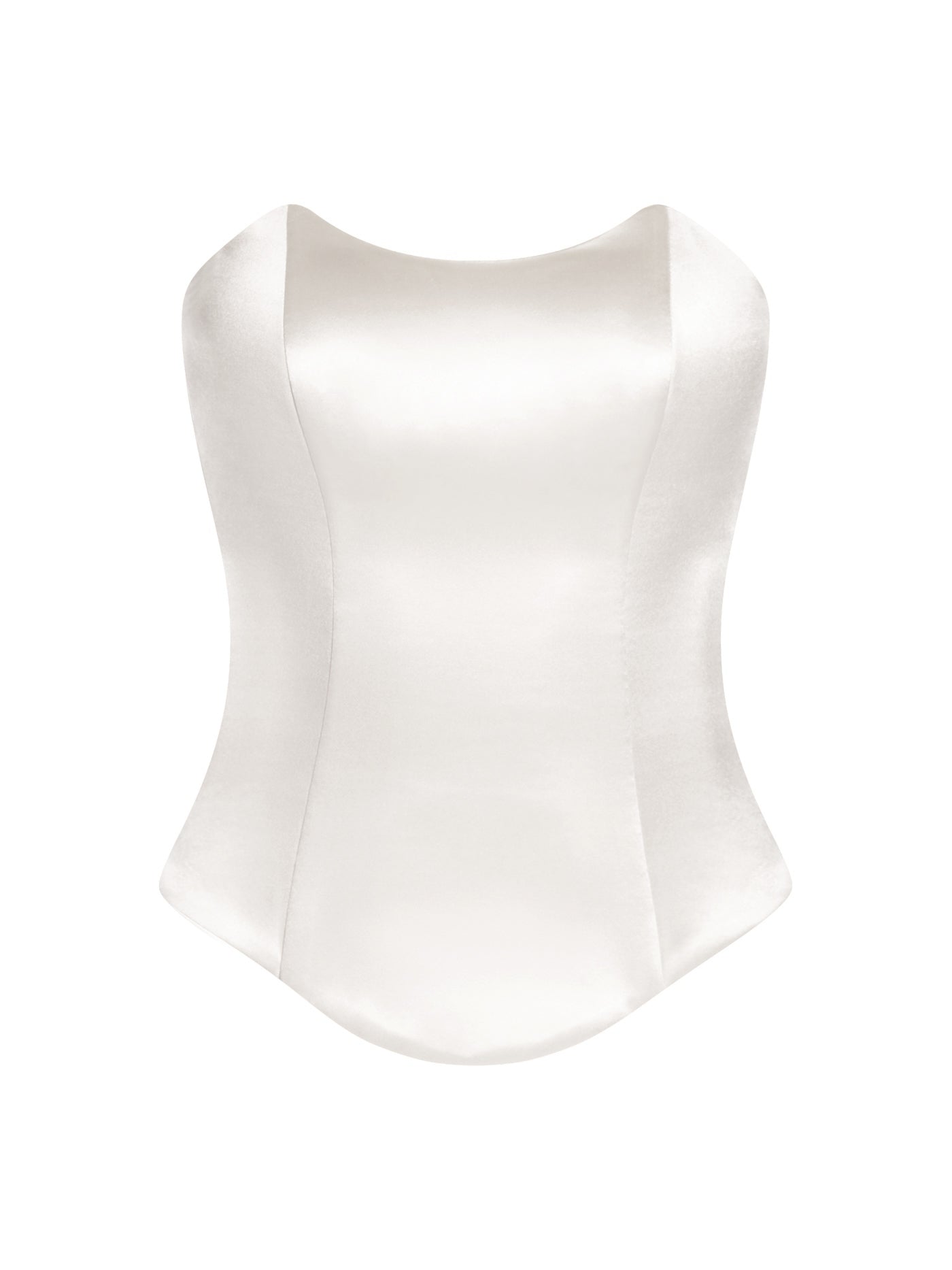Boat neck corset